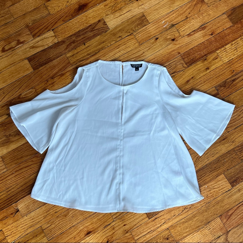Topshop white blouse